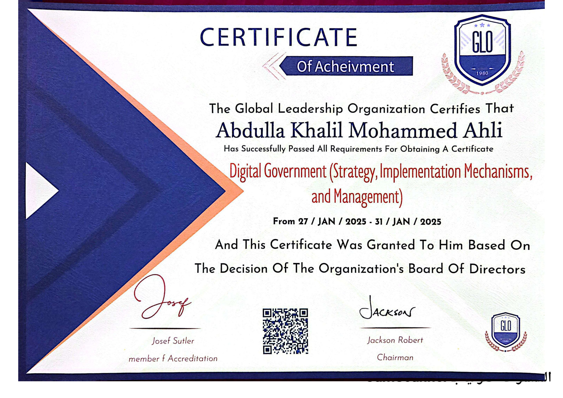 Digital Government — Strategy & Implementation